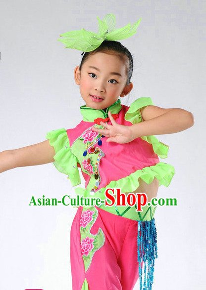 Chinese Kids Folk Dance Costumes Dancewear Discount Dane Supply Clubwear Dance Wear China Wholesale Dance Clothes