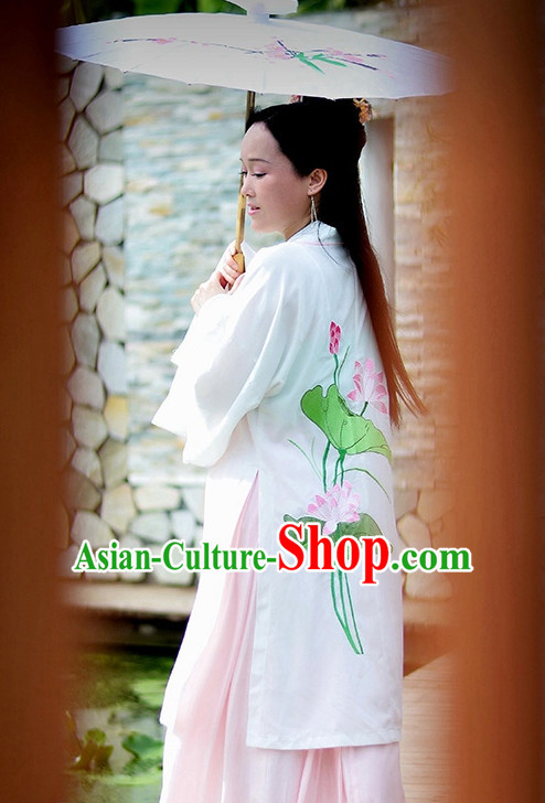 Chinese Lotus Costume Ancient Costume Traditional Clothing Traditiional Dress Costume China China Wholesale Clothing online
