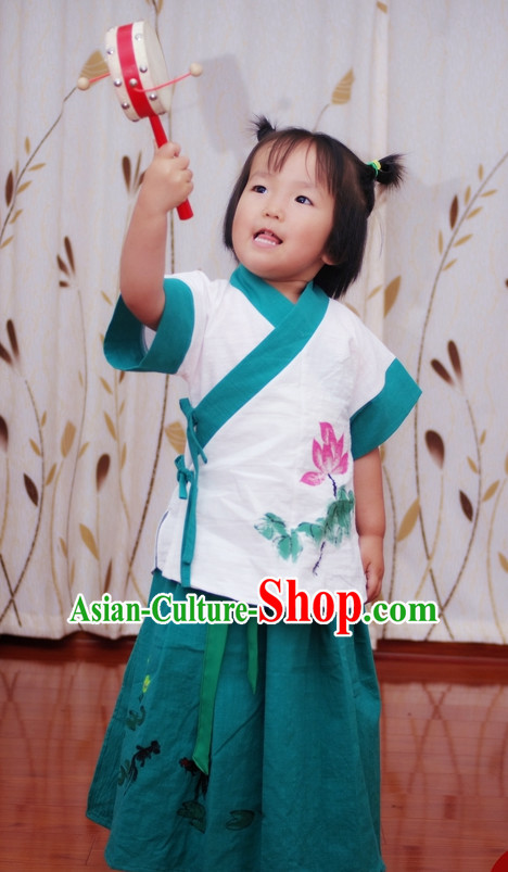 Chinese Little Girs Hanfu Costume Ancient Costume Traditional Clothing Traditiional Dress Clothing online