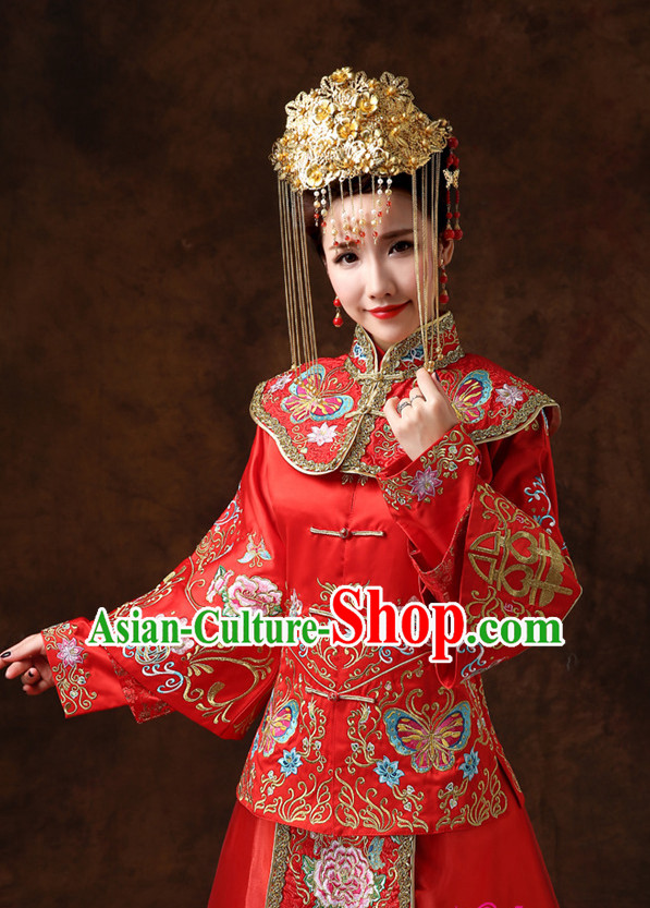 Top Chinese Bridal Wedding Clothing for Girls