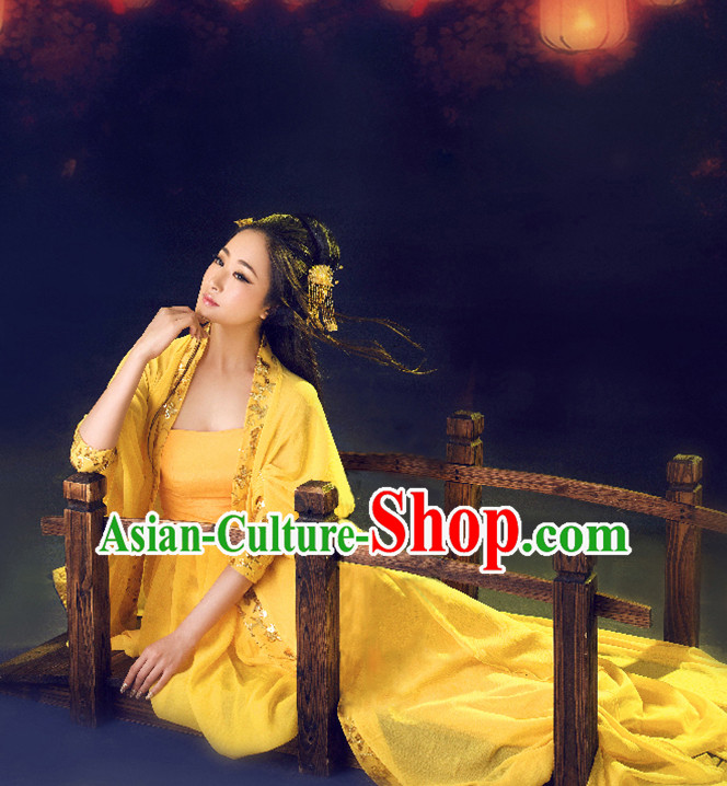 Ancient Chinese Tang Dynasty Hanfu Clothes for Women