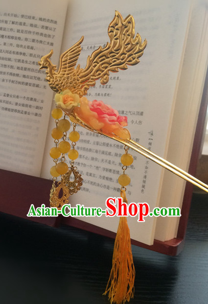 Ancient Chinese Handmade Phoenix Princess Superwoman Hair Jewelry Headwear Hair Accessories