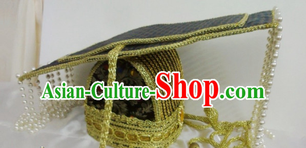 Ancient Chinese Emperor Wu Zetian Crown Hat