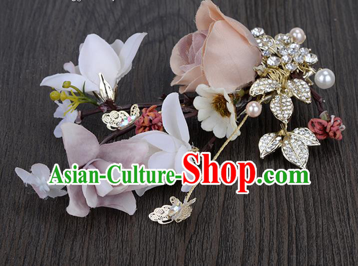 Traditional Jewelry Accessories, Princess Wedding Hair Accessories, Bride Wedding Hair Accessories, Baroco Style Flowers for Women