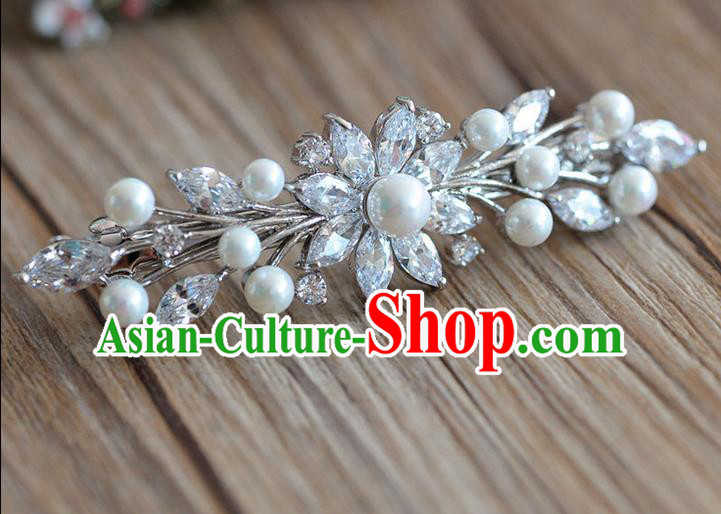 Traditional Jewelry Accessories, Princess Wedding Hair Accessories, Bride Wedding Hair Accessories, Baroco Style Crystal Pearl Headwear for Women