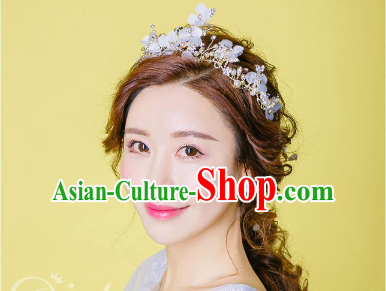 Traditional Jewelry Accessories, Princess Hair Accessories, Bride Wedding Hair Accessories, Headwear, Baroco Style Crystal Pearl Hair Claw for Women