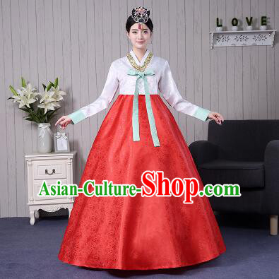 Korean Traditional Wedding Dress Costumes Korean Ancient Clothes Full Dress Formal Attire Ceremonial Clothes Court Stage Dancing