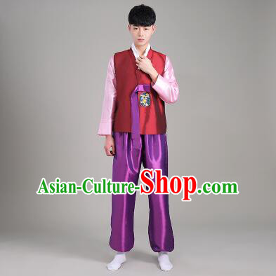 Korean Men Traditional Costumes Dancing Clothes Stage Costumes Korean Full Dress Formal Attire Ceremonial Dress  Dae Jang Geum High Quality