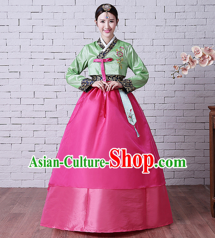 Korean Traditional Costumes Adult Women High Quality Ancient Clothes Wedding Dress Korean Full Dress Formal Attire Ceremonial Dress Court Stage Dancing