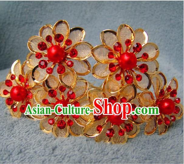 Chinese Ancient Style Hair Jewelry Accessories, Tang Dynasty Princess Hairpins, Hanfu Xiuhe Suits Wedding Bride Headwear, Headdress, Imperial Empress Handmade Hair Fascinators for Women