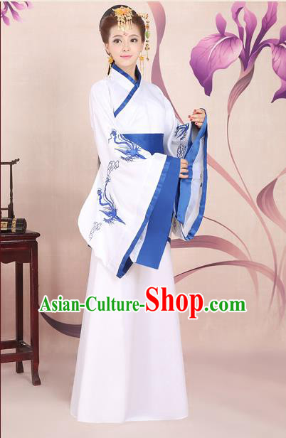 Ancient Chinese Palace Empress Costumes Complete Set, Han Dynasty Ancient Palace Princess Dance Clothing, Hanfu Curving Front Robe, Cosplay Fairy Imperial Consort Dress Suits For Women