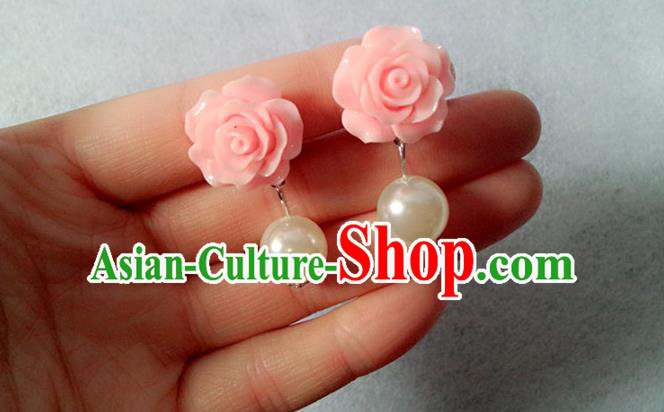 Chinese Wedding Jewelry Accessories, Traditional Xiuhe Suits Wedding Bride Earrings, Ancient Chinese Earrings