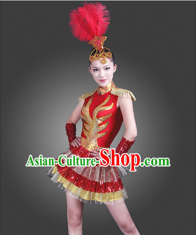 High-quality Dancewear Costumes for Jazz, Tap, Lyrical, Hip Hop and Ballet, Folk Dance Costume, Jazz Dancing Cloth for Kids