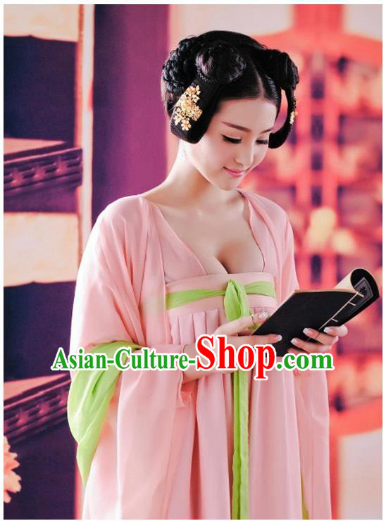 Ancient Chinese Palace Empress Costumes Complete Set, Tang Dynasty Ancient Palace Dress For Women