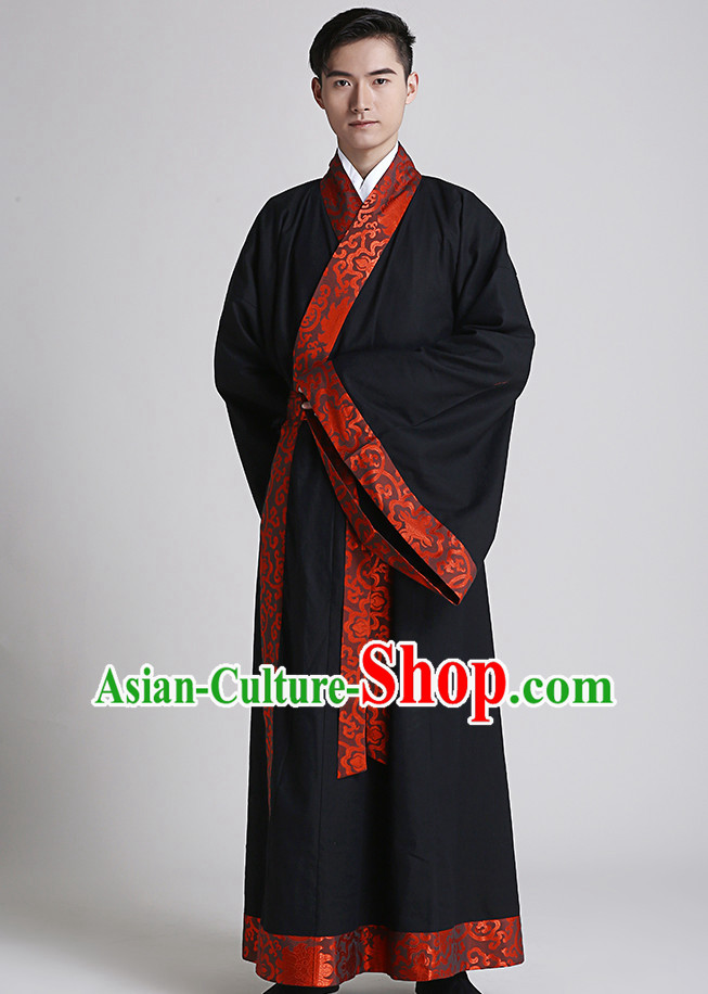 Chinese Style Dresses Kimono Dress Han Dynasty Outfit Complete Set for Men and Women