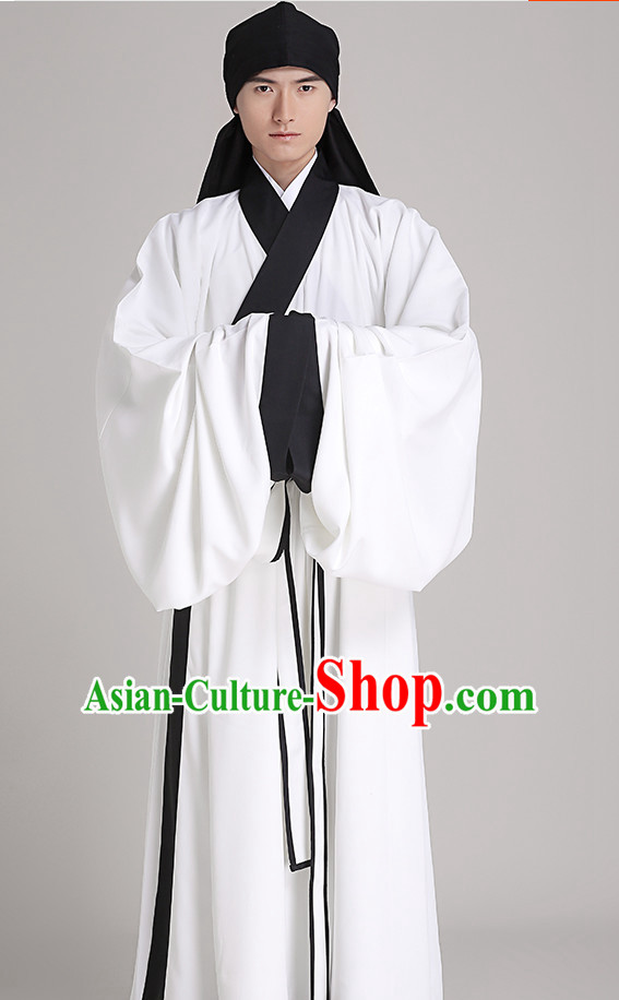 Chinese Style Dresses Kimono Dress Han Dynasty Outfit Complete Set for Men