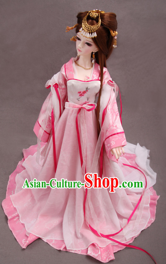 Chinese Style Dresses Chinese Princess Clothing Clothes Han Chinese Costume Hanfu for Women Adults Children
