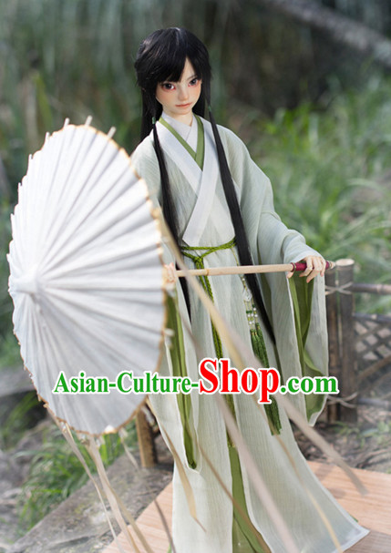 Chinese Style Dresses Chinese Lover Clothing Clothes Han Chinese Costume Hanfu for Men Adults Children