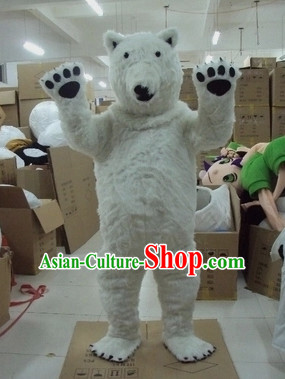 Mascot Uniforms Mascot Outfits Customized Walking Mascot Costumes Animal Cartoon Polar Bear Mascots Costume