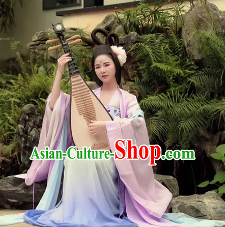 Chinese Style Dresses Kimono Dress Tang Dynasty Empress Princess Queen Outfits Complete Set for Women
