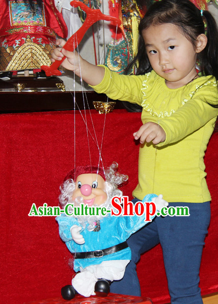 0.42 Meter High Chinese Handmade Dwarf Hand Marionette Puppet Hand Puppets