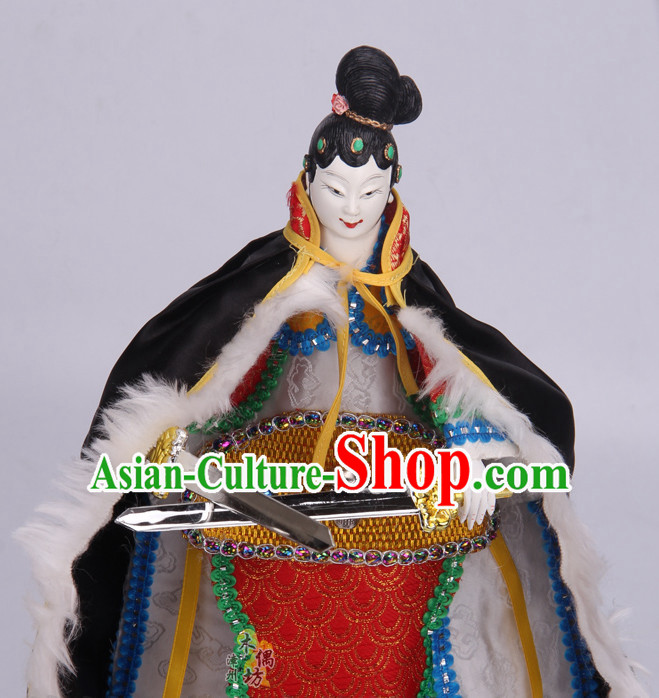 Traditional Chinese Handmade Bai Gu Jing Glove Puppet String Puppet Hand Puppets Hand Marionette Puppet Arts Collectibles