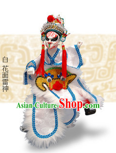 Traditional Chinese Handmade Thunder Spirit Hand Puppets Hand Marionette Puppet