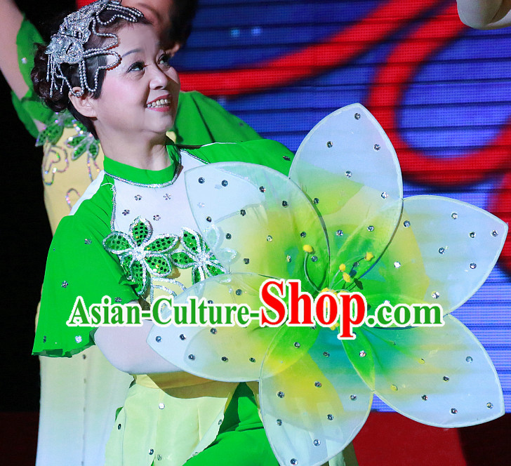 0.6 Meter Jasmine Flower Dance Props Props for Dance Dancing Props for Sale for Kids Dance Stage Props Dance Cane Props Umbrella Children Adults
