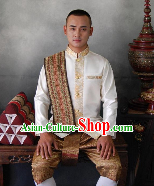 Traditional National Thai Dress Thai Traditional Dress Dresses Wedding Dress online for Sale Thai Clothing Thailand Clothes for Men Boys Youth