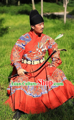 Ancient Chinese Ming Dynasty Royal Imperial Clothing for Men