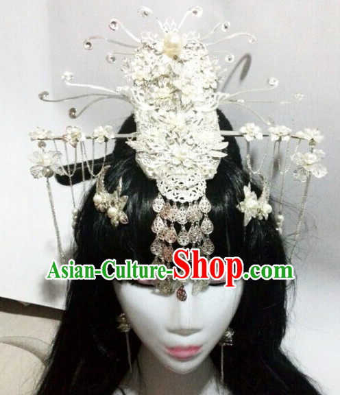 Chinese Ancient Empress Princess Queen Hair Accessories Headdress Hairpin Headwear Jewelry for Women Girls