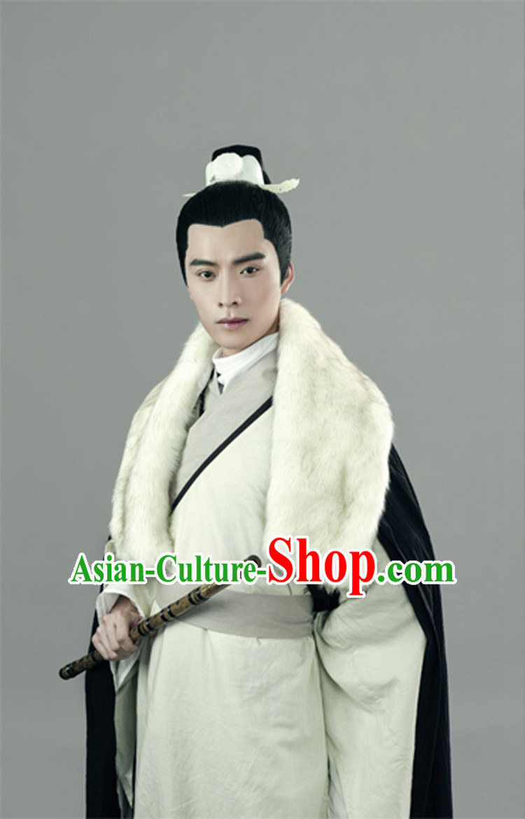 Asian Chinese Master Hanfu Dress Costume Clothing Oriental Dress Chinese Robes Kimono for Men Boys Adults Children