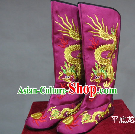 Chinese Traditional Bian Lian Mask Change Dragon Boots