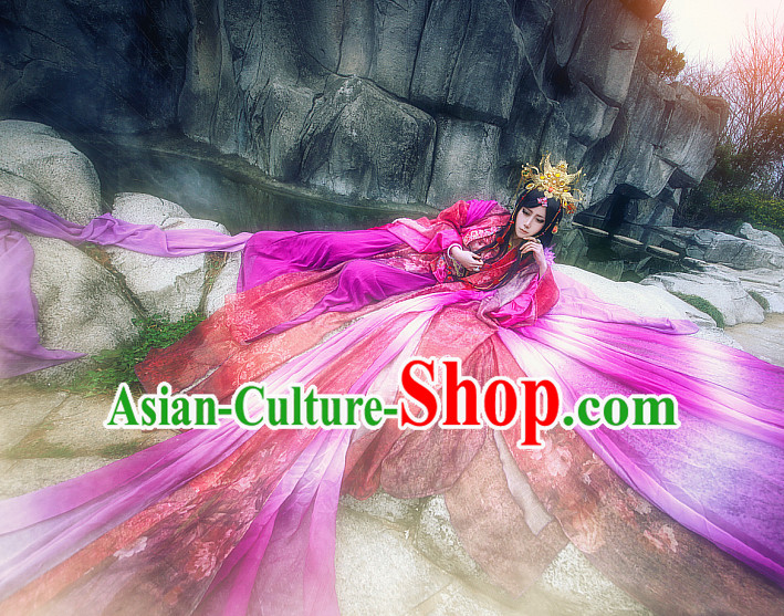 Gorgeous Chinese Princess Empress Costumes Ancient Chinese Clothing Complete Set for Men
