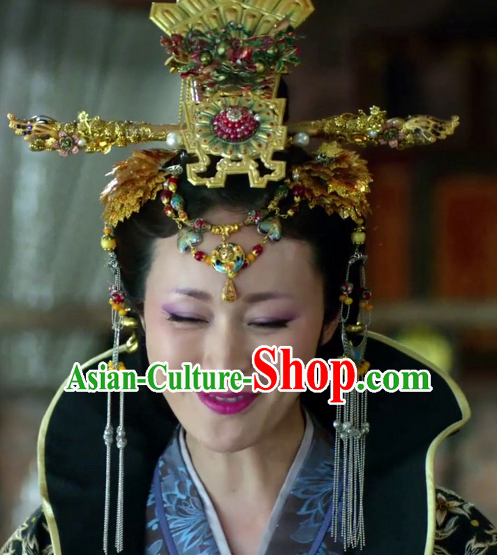 Ancient Chinese Traditional Style Empress Hair Accessories for Women Girls