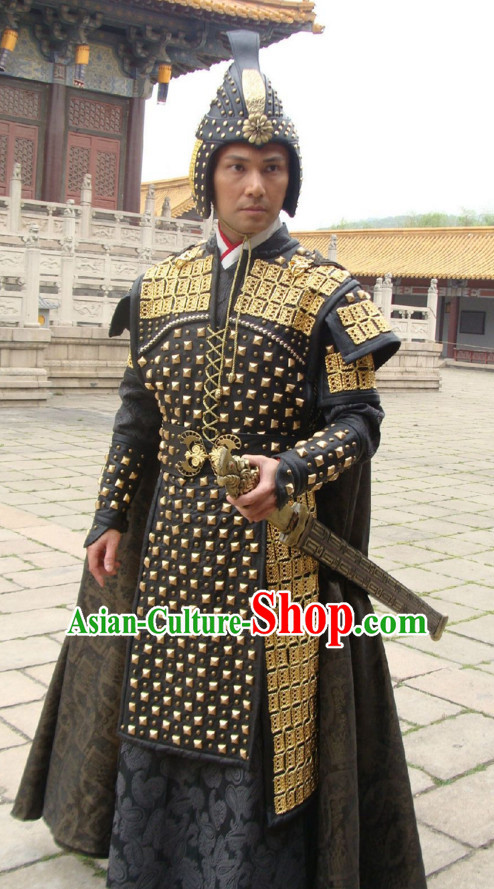 Custom Made Ancient Chinese Style TV Drama Film Armor Costumes Complete Set