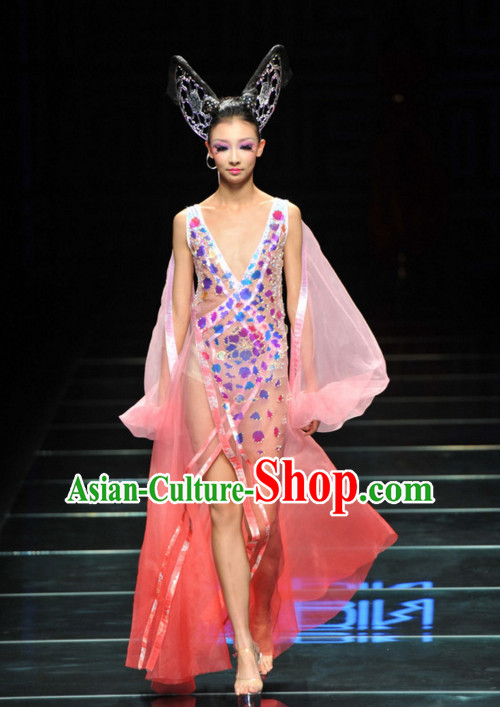 Asian Chinese Fashion Custom Tailored Custom Make Made to Order Chinese Style Fantasy Custom Made Professional Stage Performance Headwear