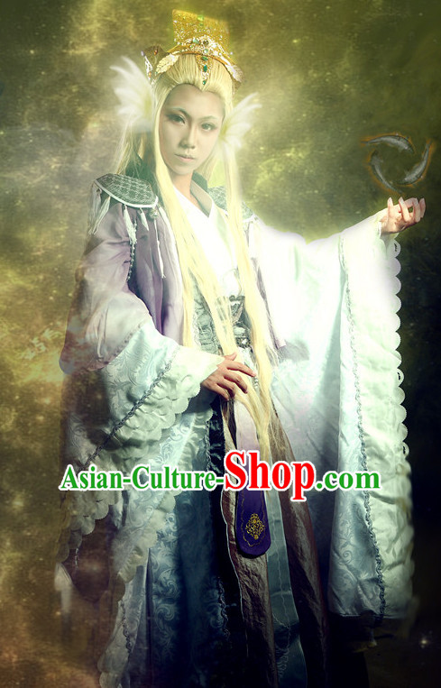 Chinese Cartoon Character Cosplay Costumes Complete Set for Men