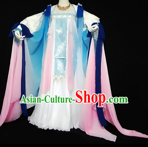 Imperial Royal Ancient Chinese Queen Clothing Complete Set for Women