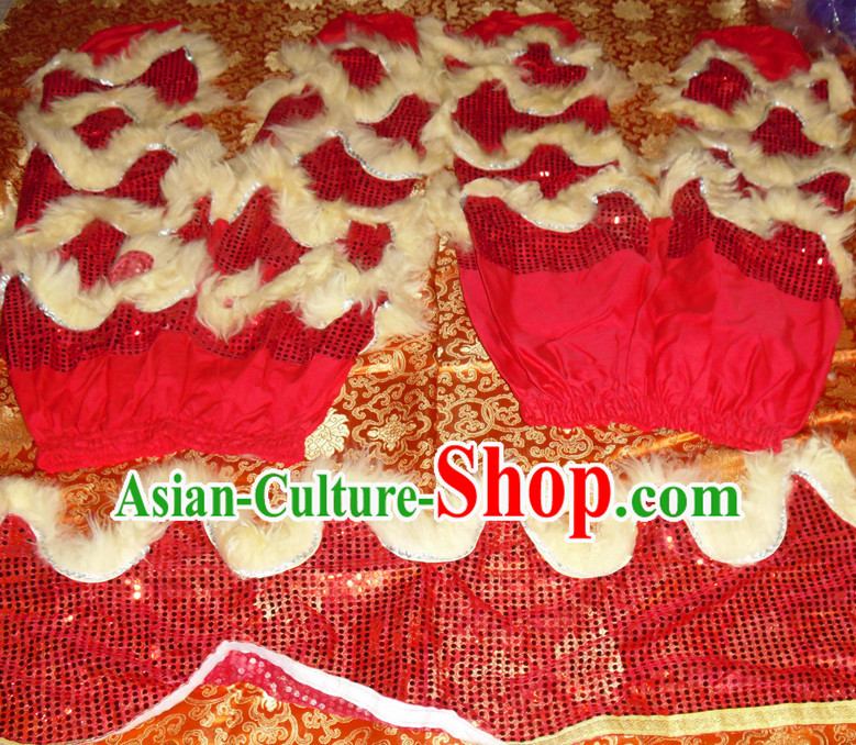 Top Asian Chinese Lion Dance Troupe Performance Suppliers 2 Pairs of Pants and Claws