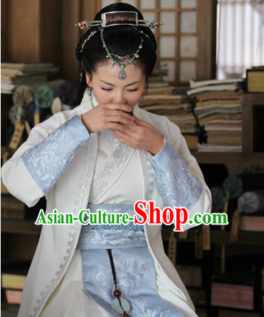 Ancient Chinese Swordsman Costumes Kung Fu Master Costume Complete Set for Women