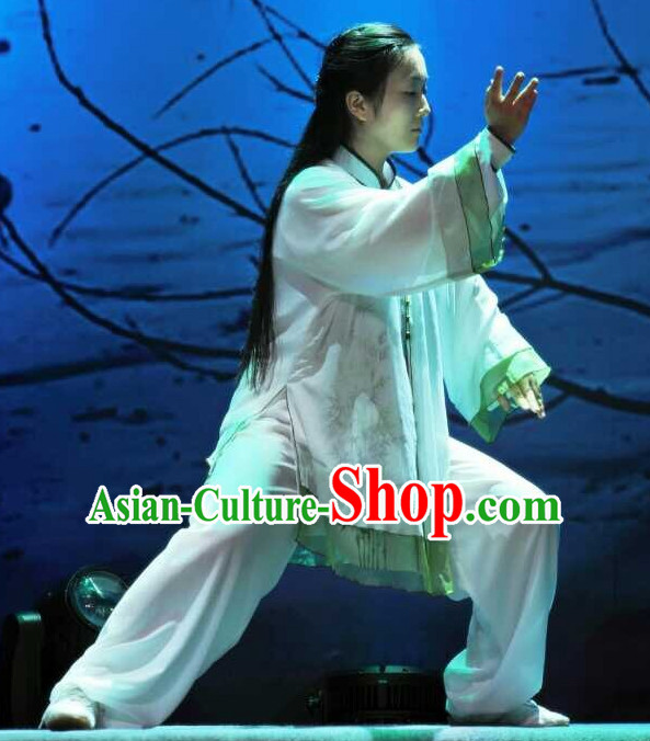 Top Chinese Traditional Mandarin Martial Arts Tai Chi Kung Fu Gong Fu Competition Championship Clothes Suits Uniforms
