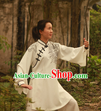 Top Chinese Traditional Mandarin Martial Arts Tai Chi Kung Fu Gong Fu Competition Championship Dresses Suits Uniforms for Men Women Kids