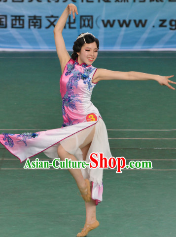 Chinese Classical Dancing Dancewear Costumes Dancer Costumes Dance Costumes Chinese Dance Clothes Traditional Chinese Clothes Complete Set for Kids