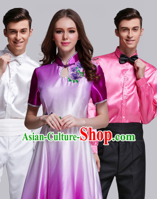 Chinese Traditional Stage Dancewear Costumes Dancer Costumes Dance Costumes Clothes Complete Set for Women Children