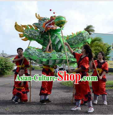 Asian Chinese New Year Performance Dragon Dance Costumes Complete Set for Six People