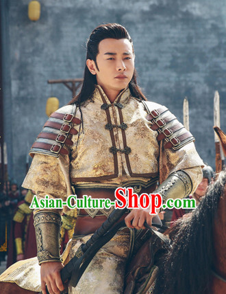 Chinese Ancient Style Superhero Costumes Complete Set for Men