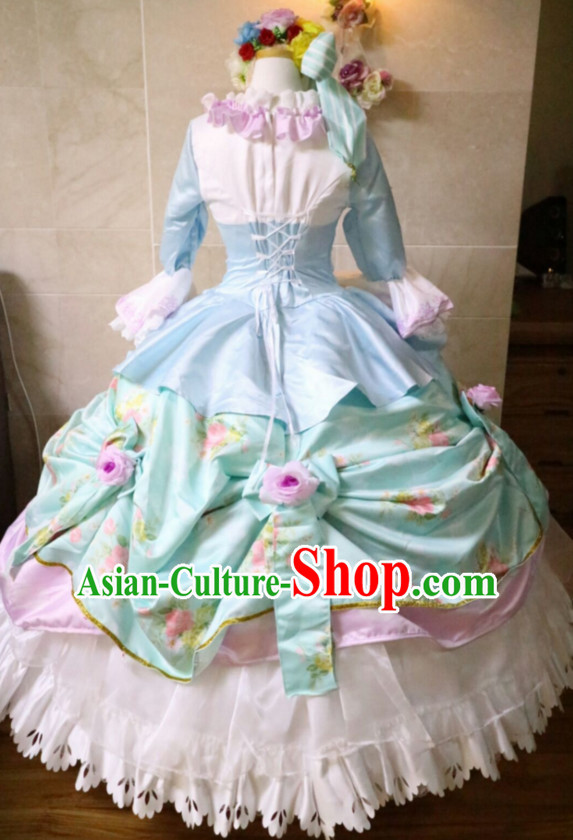 Custom Made Cosplay Costumes and Headdress Complete Set for Women or Girls