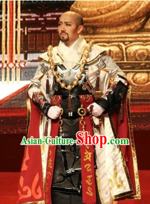Chinese Costume Superhero Monk Cosplay Costumes China Traditional Armors Complete Set for Men Kids Adults
