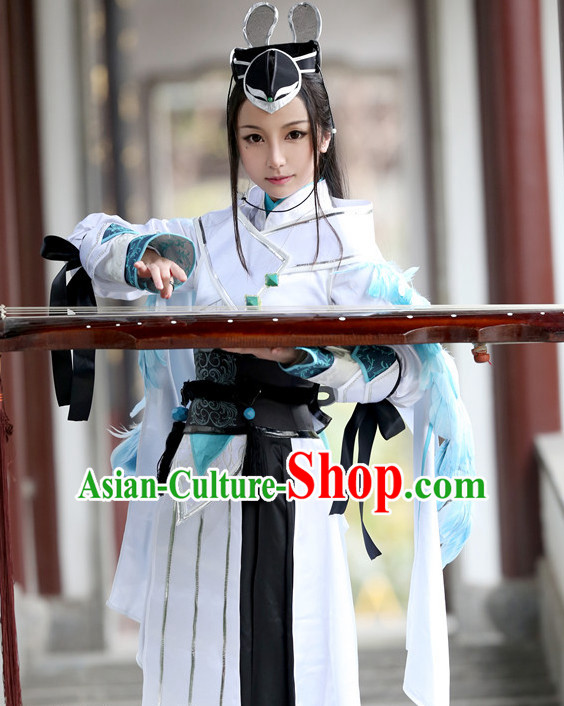 Chinese Costume Superheroine Cosplay Costumes China Traditional Armors Complete Set for Men Women Kids Adults